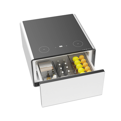 Kleine Home Office meubels Moderne slimme koffietafel met tafelkoelkast en LED-licht