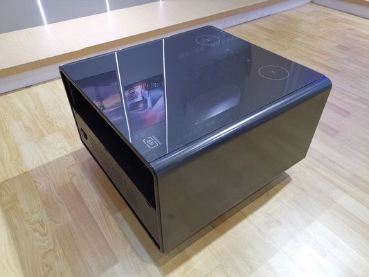 Kleine Home Office meubels Moderne slimme koffietafel met tafelkoelkast en LED-licht