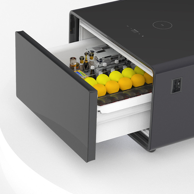 Draadloos opladen Koffietafel voor thuis 65L model met koelkast en draagbare slimme luidspreker