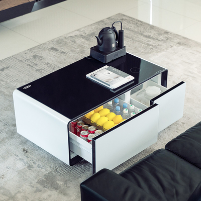 TB90 Slimme koffietafel koelkast Draadje Draadloos opladen en twee USB-poorten door Primst