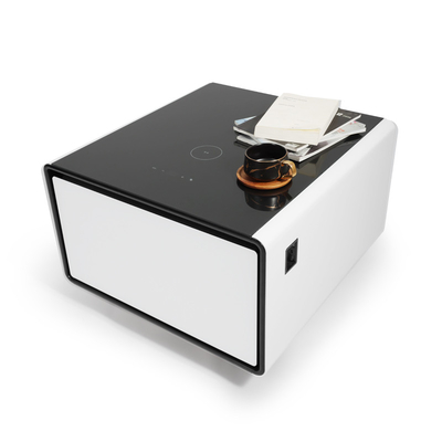 65L capaciteit slimme koffietafelkoelkast met draadloos opladen en beknopt ontwerp