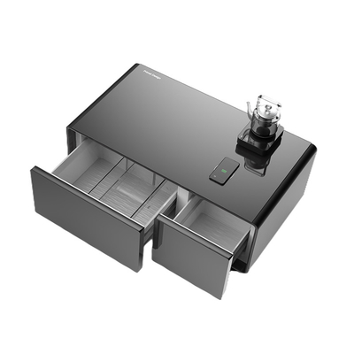 CE-gecertificeerd modern staal en gehard glas Smart Coffee Table met muziekspeler