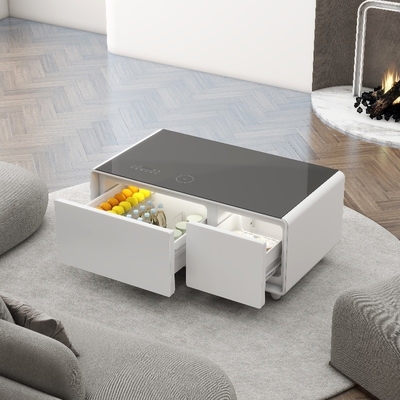 Smart Coffee Table met draadloos opladen en muziekspeler