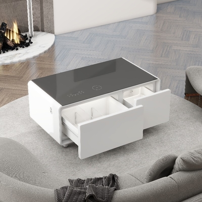 Smart Coffee Table met draadloos opladen en muziekspeler