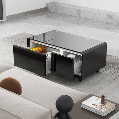 Dual-zone temperatuurcontrole gehard glas tafel voor luxe gekleurde woonkamer thuis