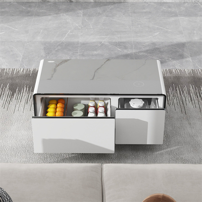 Dual-zone temperatuurcontrole gehard glas tafel voor luxe gekleurde woonkamer thuis