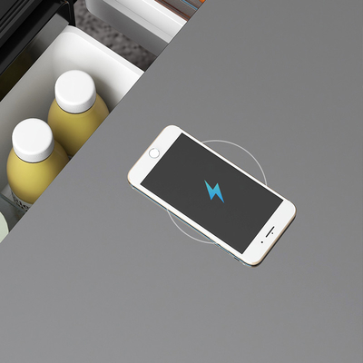 Tempered Glass Center Table met 28L vriezercapaciteit en Smart Multifunction Design
